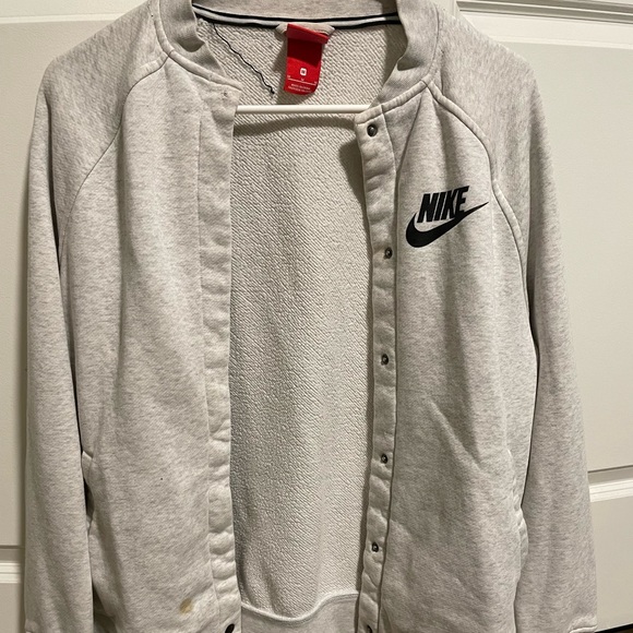 Grey Nike Bomber Jacket size M - Picture 6 of 6